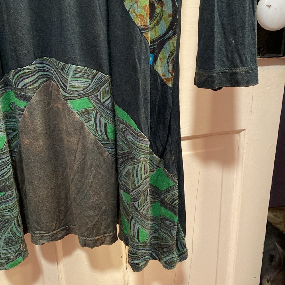 MULTI PATTERN DRESS - Picture 7 of 12